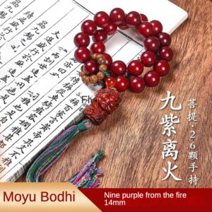 2025 hot-selling Bodhi bracelet barrel beads double circle old material Bodhi root Wenwan female Bodhi seeds Buddhist beads rosary